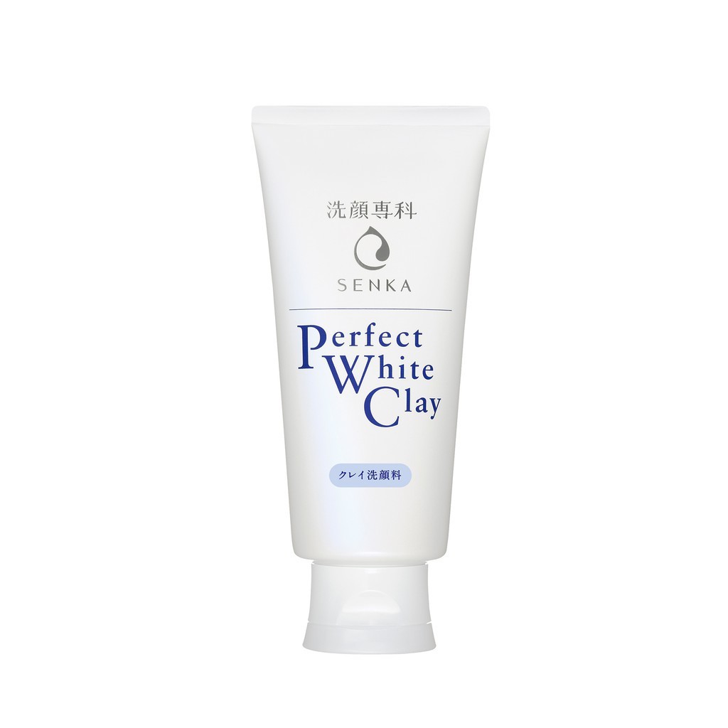 [HB GIFT] Sữa rửa mặt tạo bọt chiết xuất đất sét trắng Senka Perfect White Clay 120g